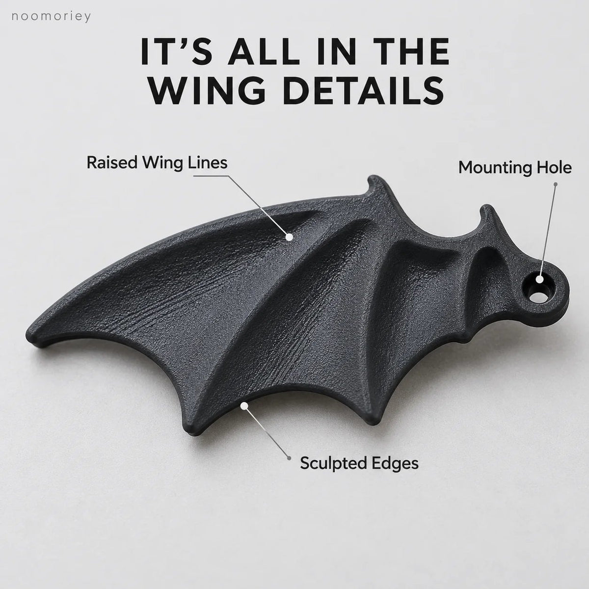 ๐ฆ Midnight Wings โ Bat Wing License Plate Decorations