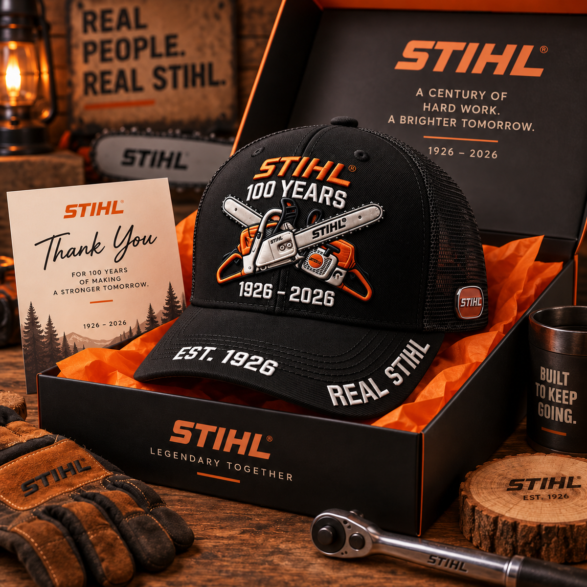 STIHL 100th Anniversary Commemorative Trucker Cap