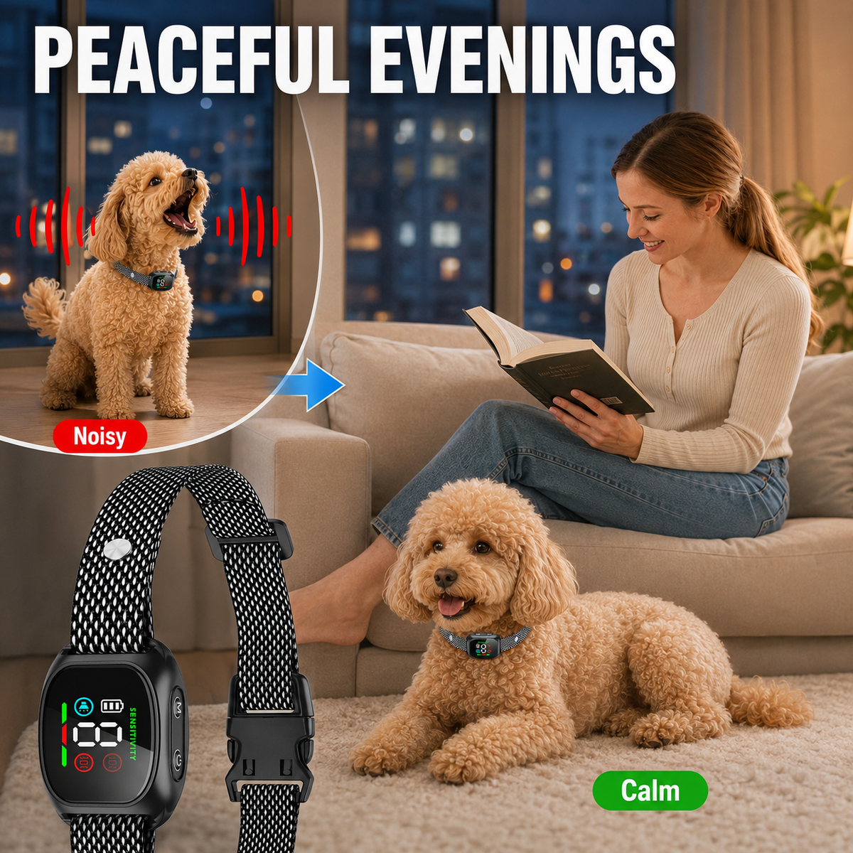 ๐2026 HOT SALE๐ฅณ๐50K+ SOLD! ๐ก๏ธ๐พ 50% OFF! Anti Bark Collar โ Smart antiโfalse triggering filters out other barks. IP67 waterproof & USB rechargeable โ worryโfree training anywhere! ๐ฆโ