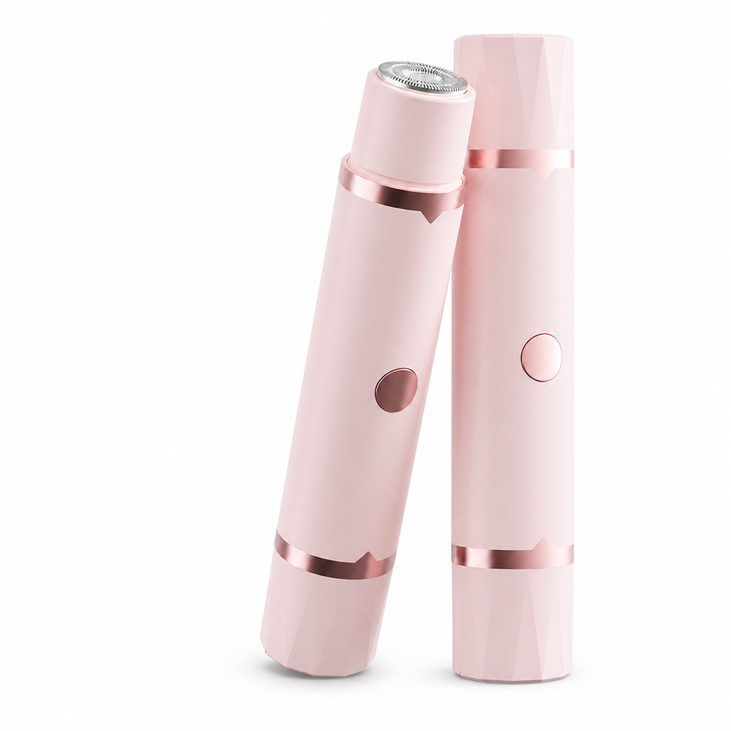 🌷Portable Electric Hair Remover – dual-head body & bikini trimmer, gentle foil mesh & sensitive-area guards