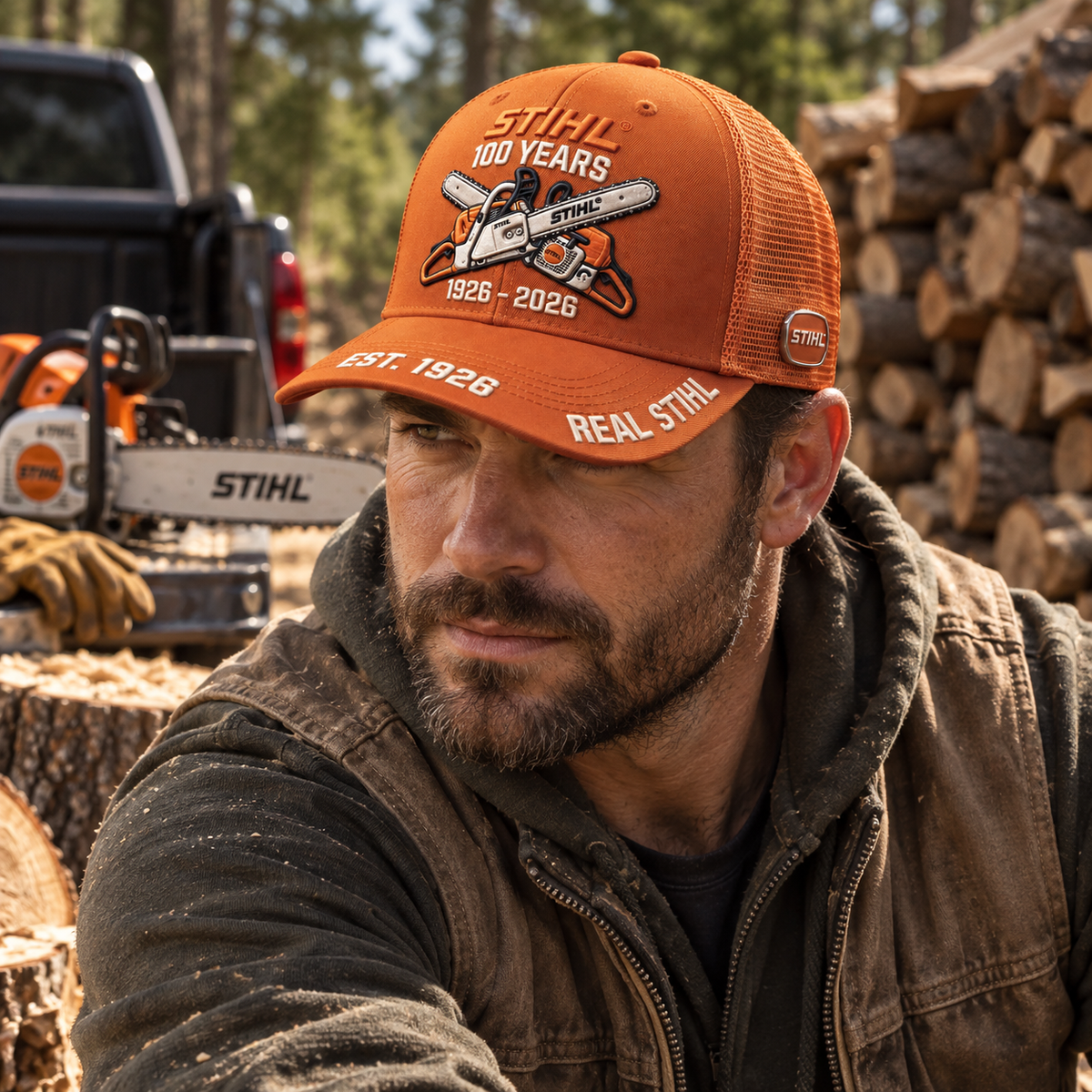 STIHL 100th Anniversary Commemorative Trucker Cap