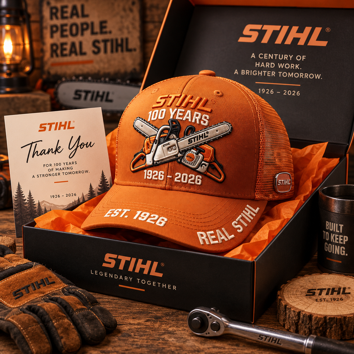 STIHL 100th Anniversary Commemorative Trucker Cap