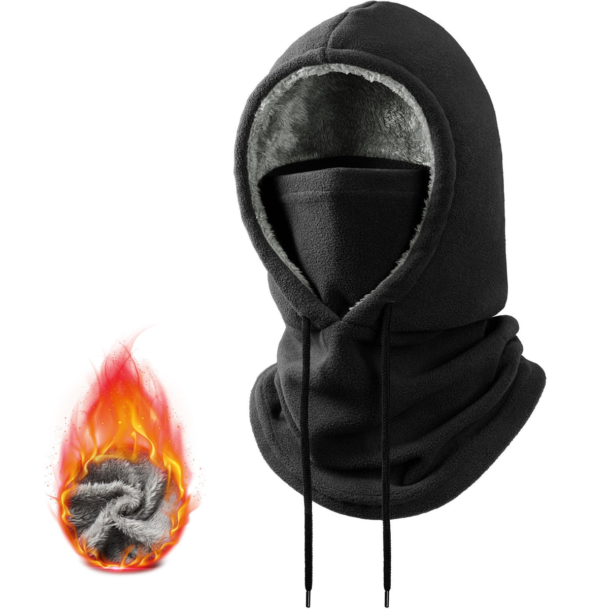 ❄️3-in-1 Winter Hat Windproof Thermal Neck Face Ear Warmer, Winter Balaclava , Outdoor Ski Cycling Warm Face Cover, Cold Weather Thick Fleece Headwear