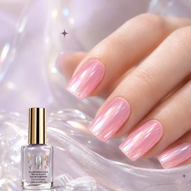 🏆35K+ SOLD 🔥2026 SALE - "Lilac Glossy Mirror" Nail Strengthener