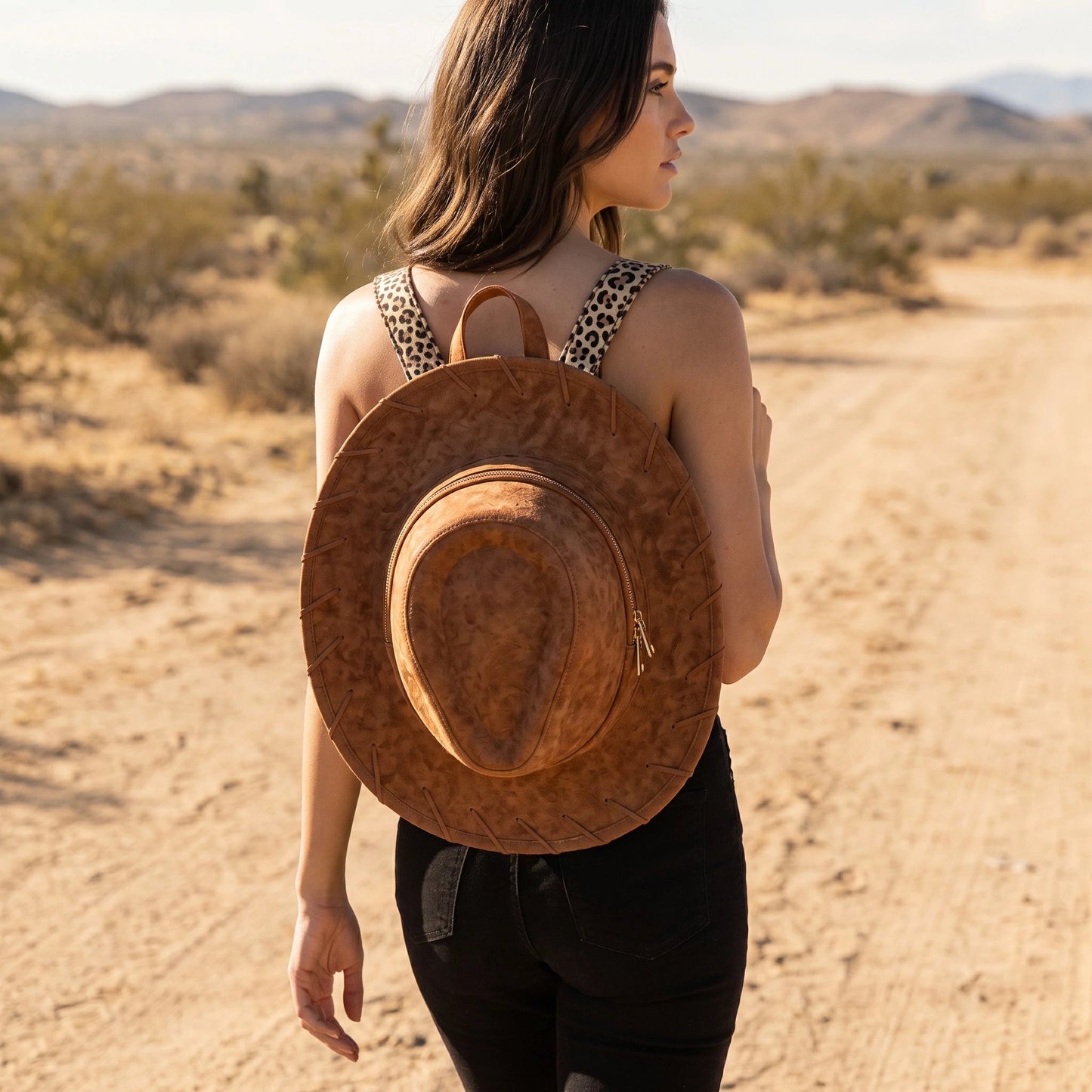 🔥Last Day 49% OFF - 🤠🐎Cowgirl Hat Backpack