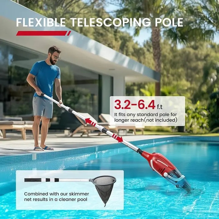 🔥Free shipping🔥 Cordless Pool Vacuum, High Suction Power