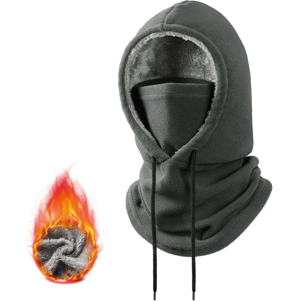 ❄️3-in-1 Winter Hat Windproof Thermal Neck Face Ear Warmer, Winter Balaclava , Outdoor Ski Cycling Warm Face Cover, Cold Weather Thick Fleece Headwear