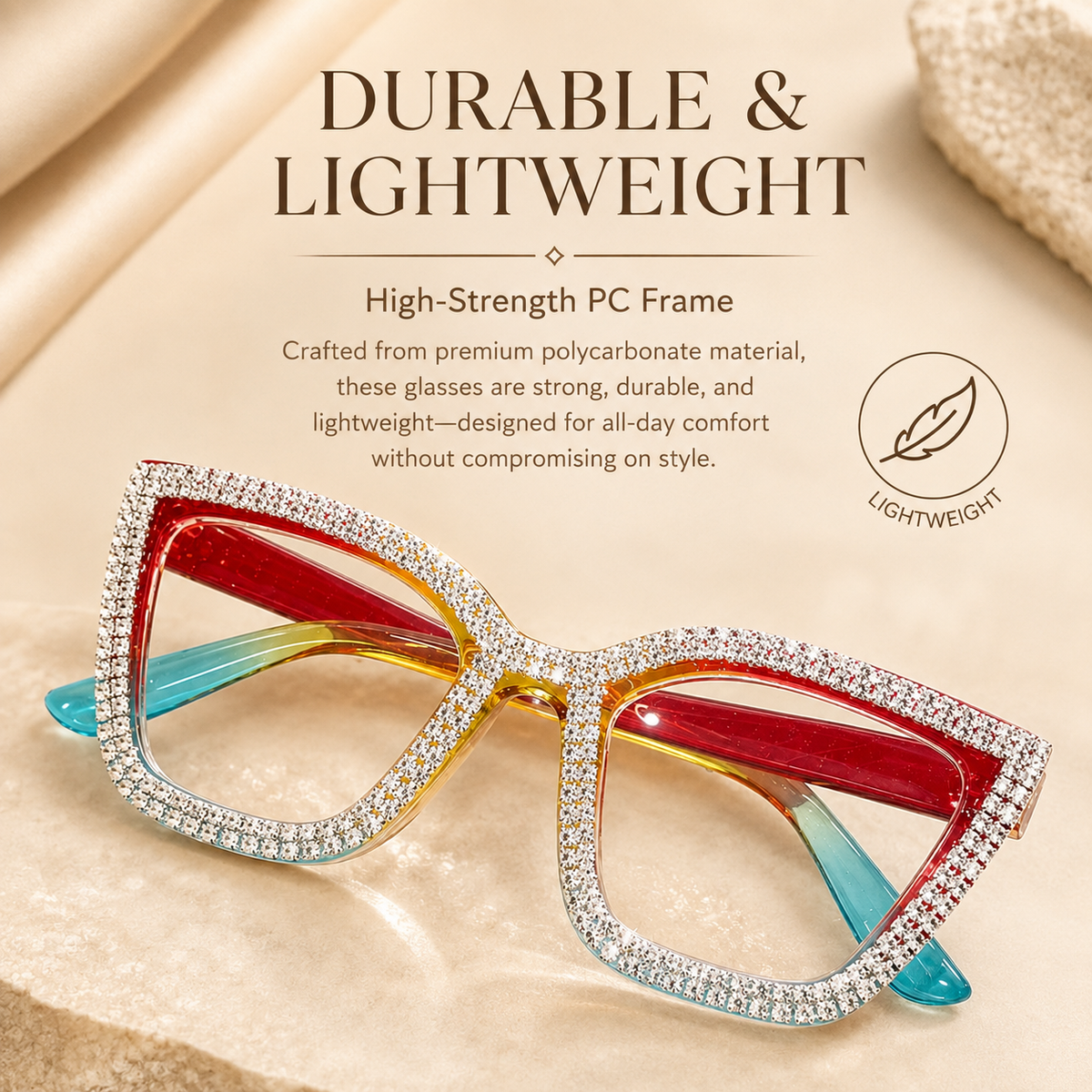 🏆35K+ SOLD 🔥2026 SALE - 👓Fashion Modern Look Trending Eyeglasses Cat-Eye Anti-Blue Light Reading Glasses