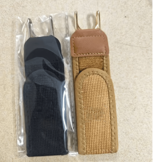 2Pcs Metal Hook Tactical Elastic Belt