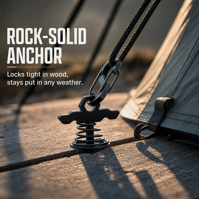 Deck Anchor Pegs with Spring