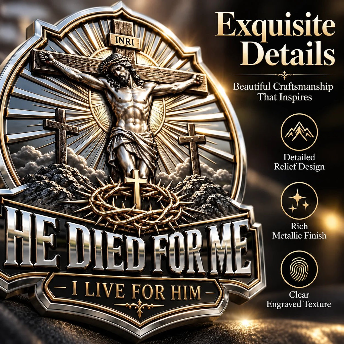 🔥LAST DAY 50% OFF - ✝️ Christian Faith Car Emblem Collection