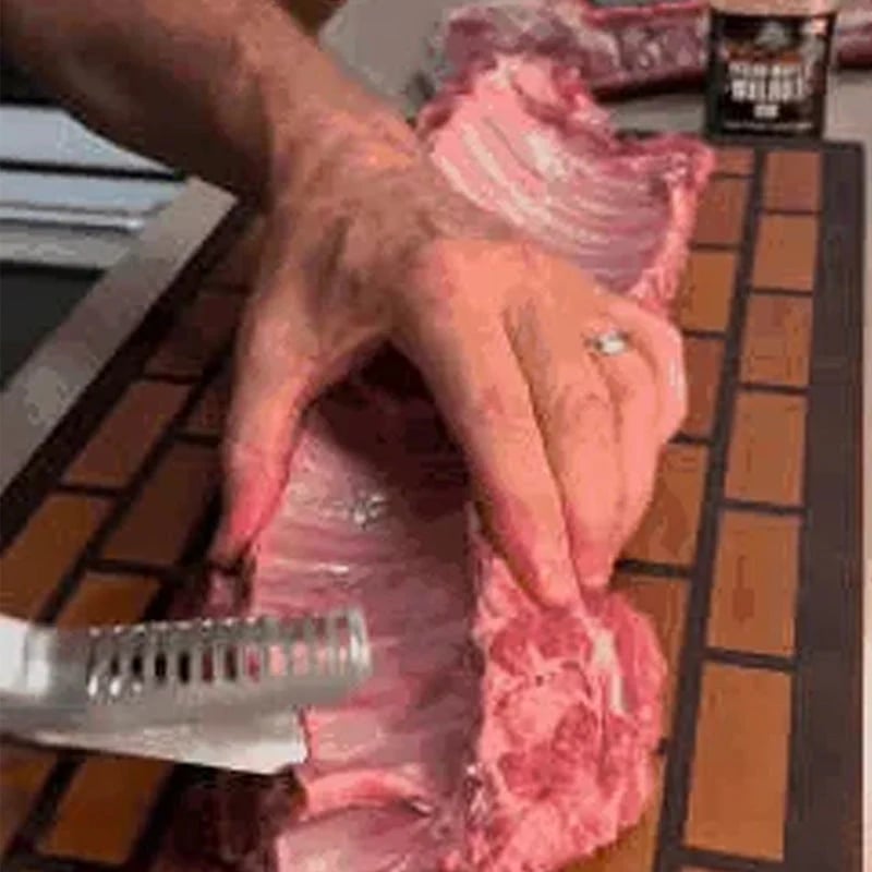 💥🏆Stainless Steel BBQ Rib Skinner