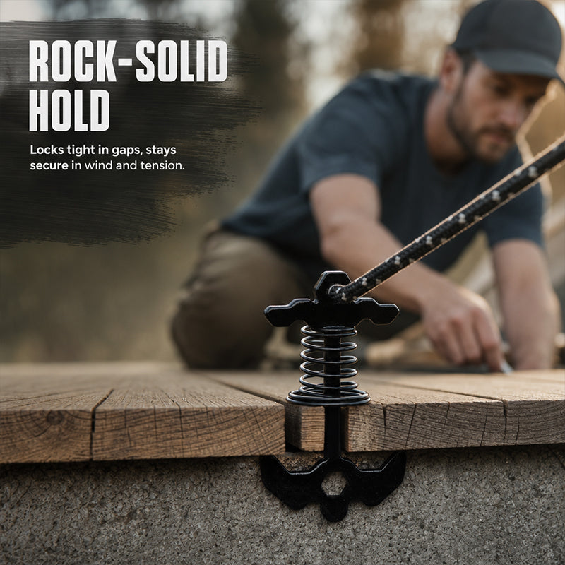 Deck Anchor Pegs with Spring