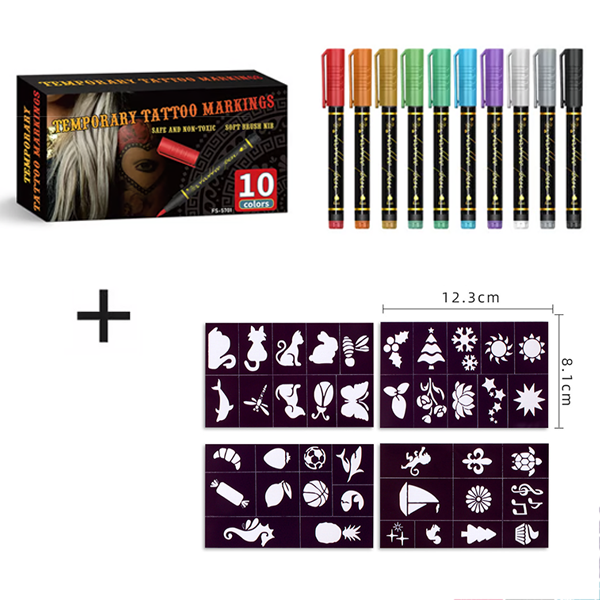 🔥Hot Sale 49% OFF🎨Perfect For Unique Body Art🔥Temporary Tattoo Markers for Skin