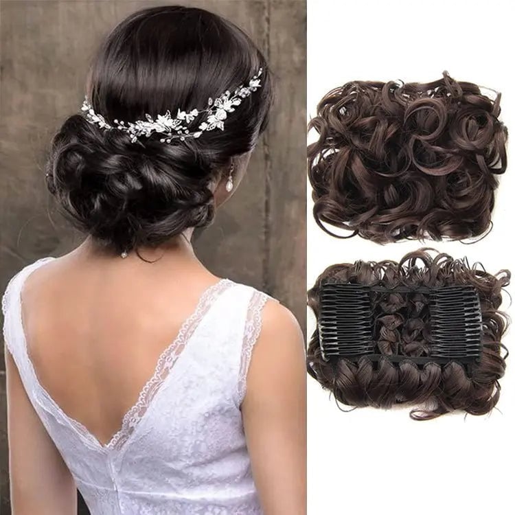 🌲Early Christmas Sale 49% OFF🎁Messy Curly Dish Bun