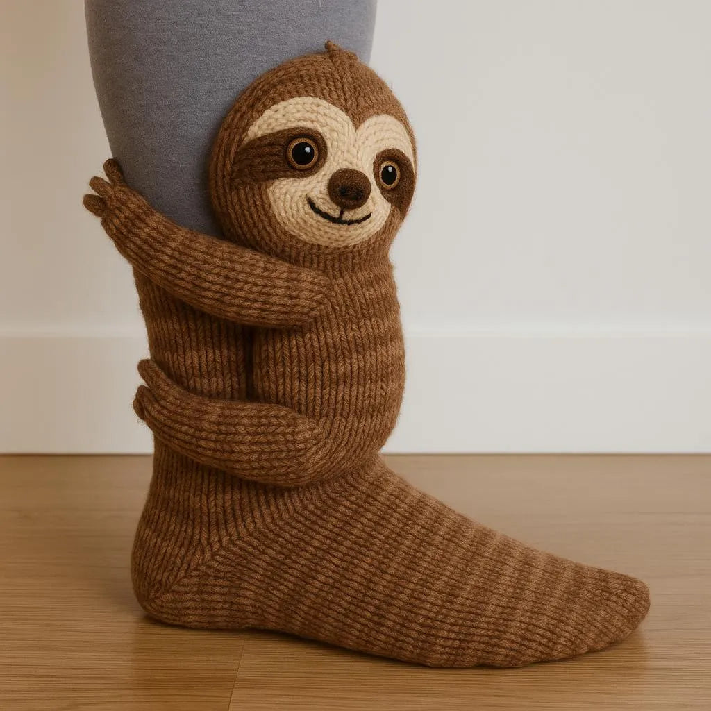 💝 Cozy 3D Knit Spirit Animal Socks – Show Your Personality in Comfort 🧦