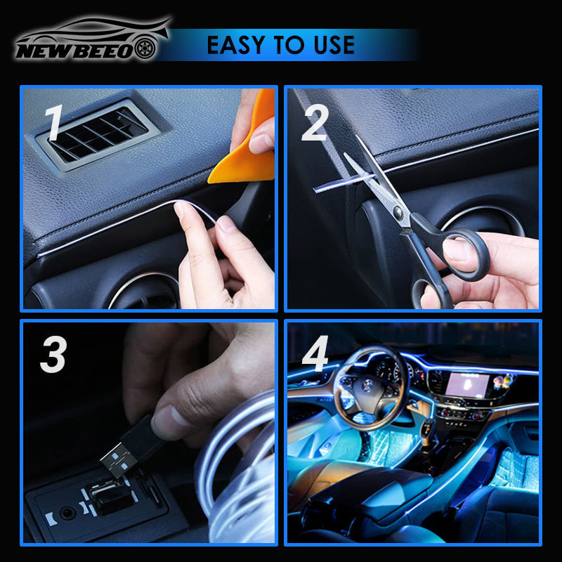💡2027 HOT SALE🌈Car Interior LED Strip Atmosphere Lights🚗