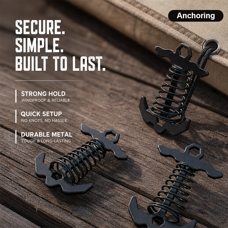 Deck Anchor Pegs with Spring