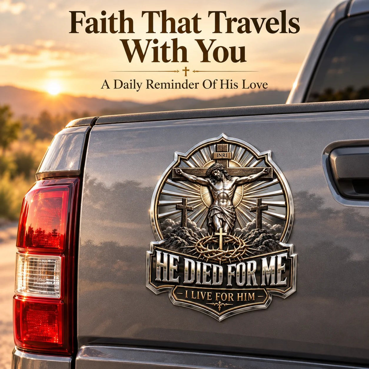 🔥LAST DAY 50% OFF - ✝️ Christian Faith Car Emblem Collection