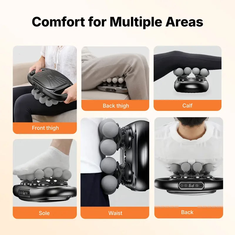 16 Heads Massage Gun, 9 Modes & 20 Adjustable Intensity Levels, Full Body Deep Tissue Muscle Massager