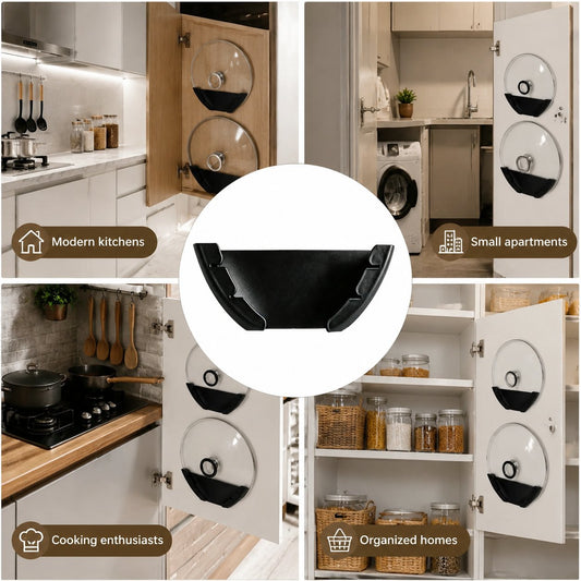 🏆35K+ SOLD 🔥2026 SALE - 🍳Universal Pot Lid Organizer for Cabinet