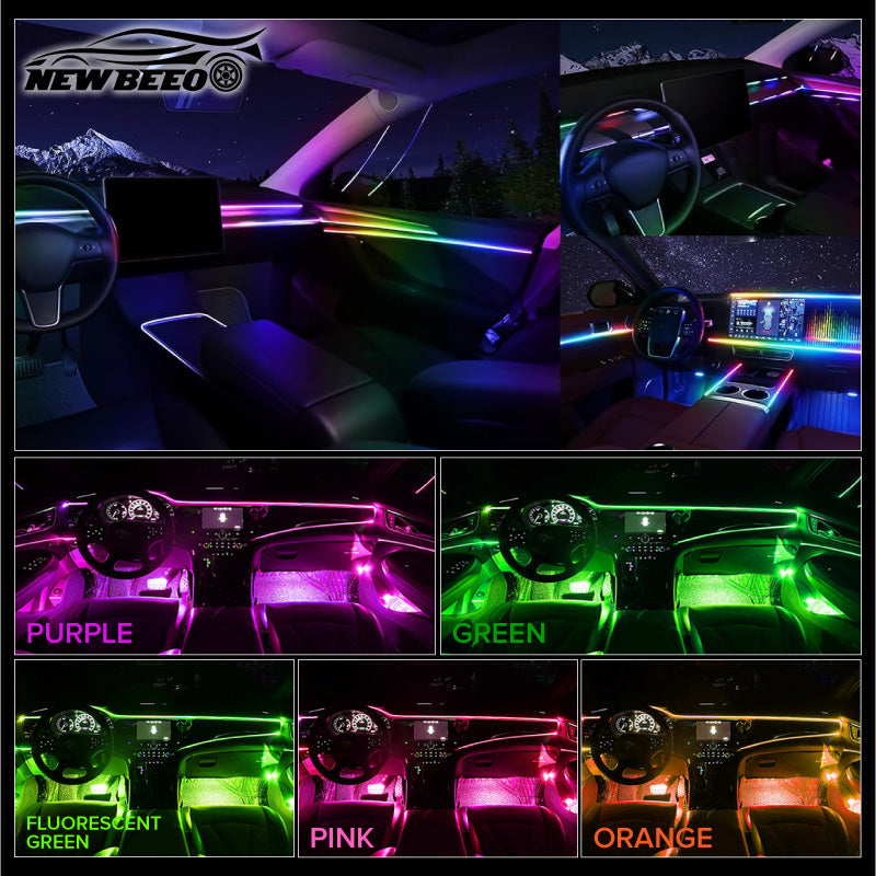 💡2027 HOT SALE🌈Car Interior LED Strip Atmosphere Lights🚗