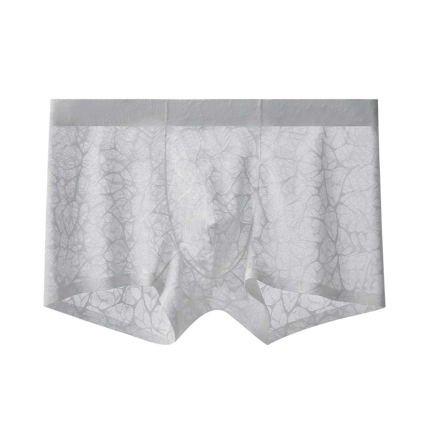 🏆45K+ SOLD 🔥2026 HOT SALE Husthings® Men's Leopard Lace Ice Silk Boxer Briefs