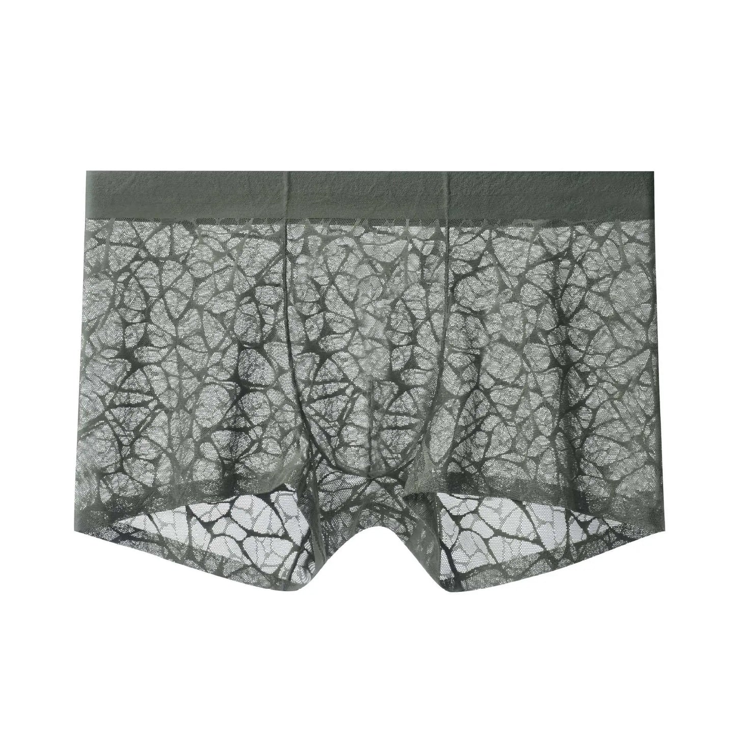 🏆45K+ SOLD 🔥2026 HOT SALE Husthings® Men's Leopard Lace Ice Silk Boxer Briefs