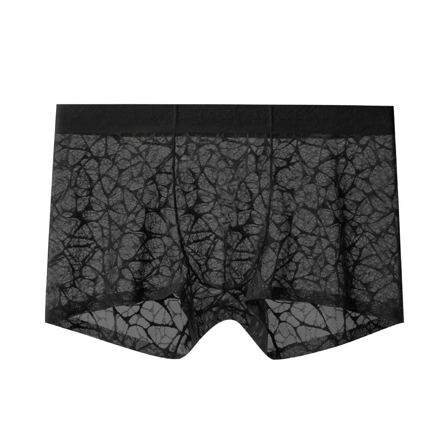 🏆45K+ SOLD 🔥2026 HOT SALE Husthings® Men's Leopard Lace Ice Silk Boxer Briefs