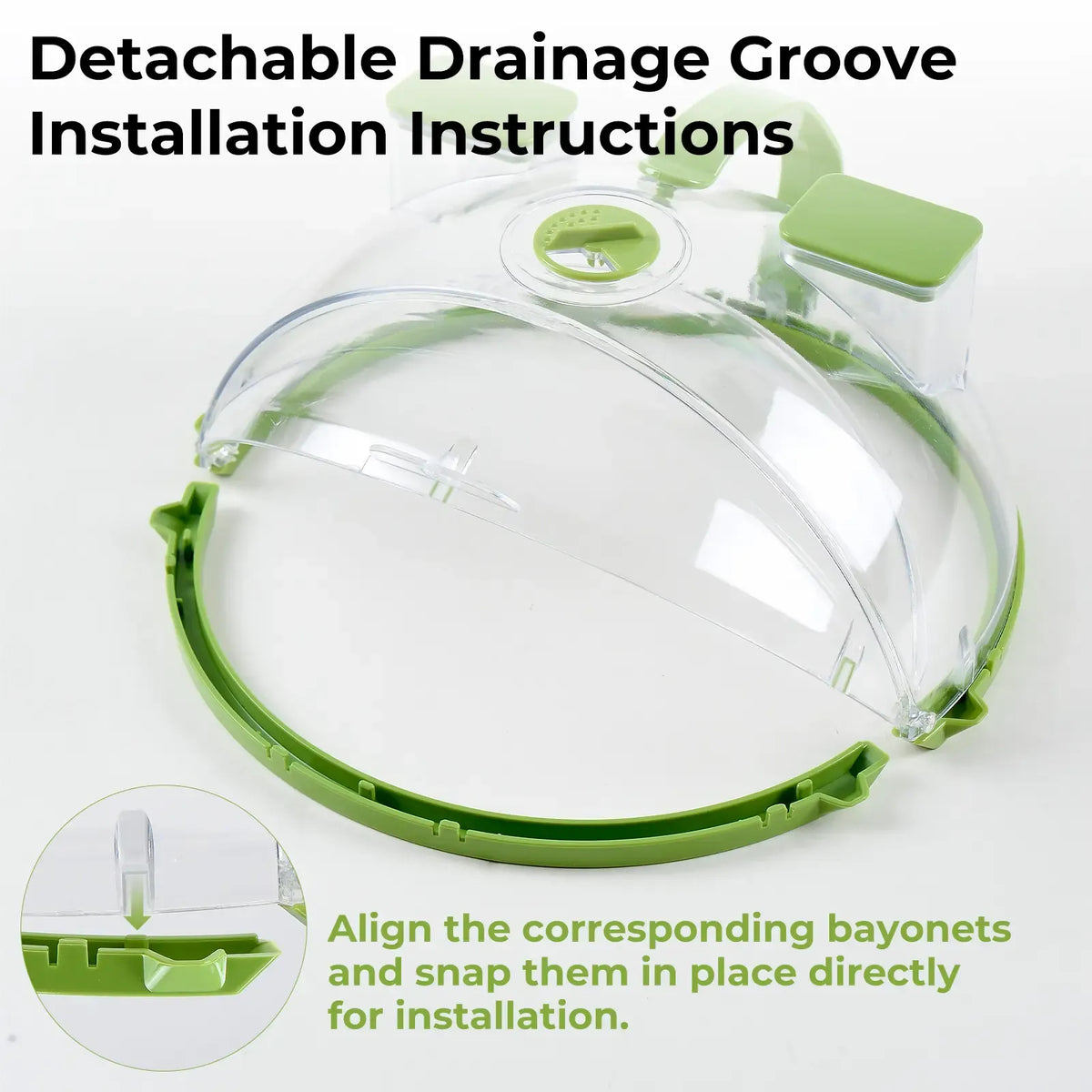 ✨Upgraded Foldable Microwave Splatter Cover with Steam Function, 10 Inch Clear Vent Lid with Handle, Keeps Food Moist & Prevents Oil Splashes, Practical Kitchen Accessory
