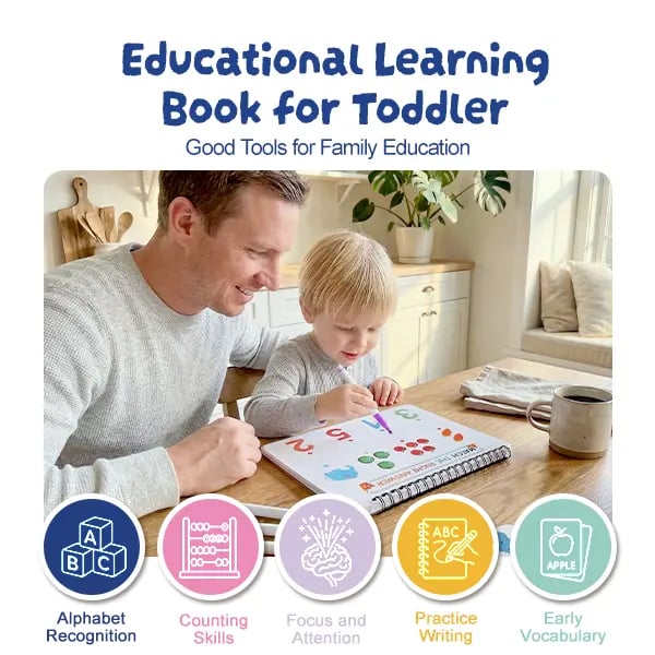 💥🏆Mallify Montessori Busy Book for Kids – 30 Learning Activities🎨