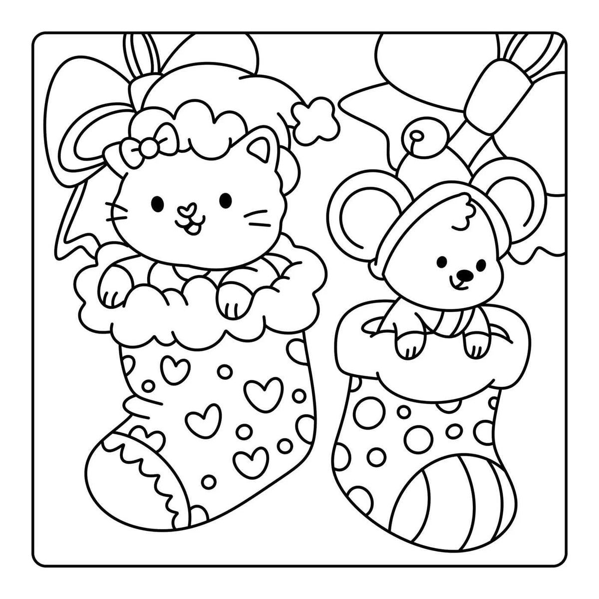 Happy Days - Cosy Christmas Adevent Colouring Book