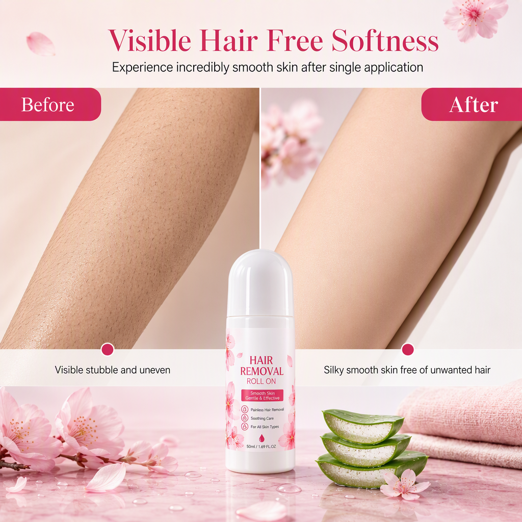 ✨LIMITED-TIME 50% OFF!🌷Gentle Smooth Roll-On Body Hair Removal