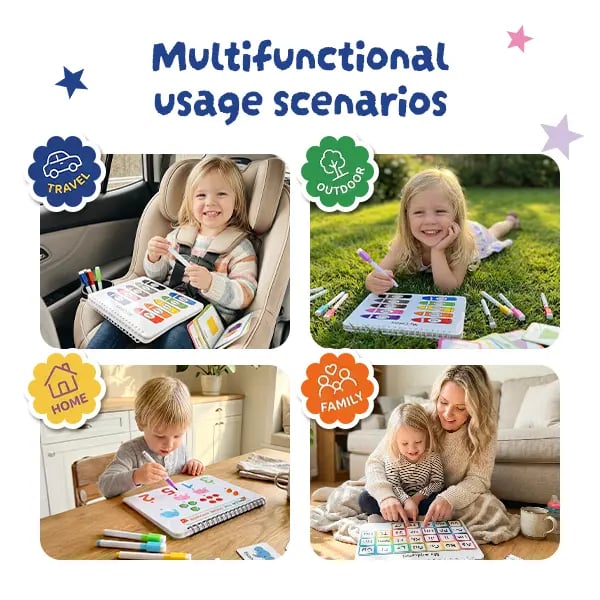 💥🏆Mallify Montessori Busy Book for Kids – 30 Learning Activities🎨