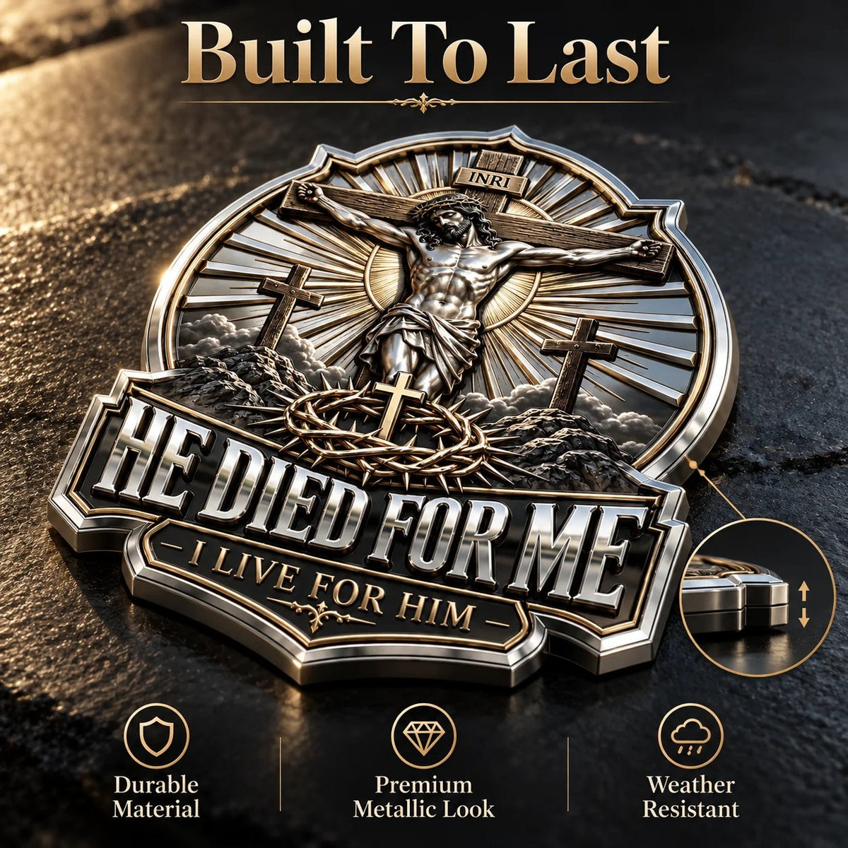 🔥LAST DAY 50% OFF - ✝️ Christian Faith Car Emblem Collection