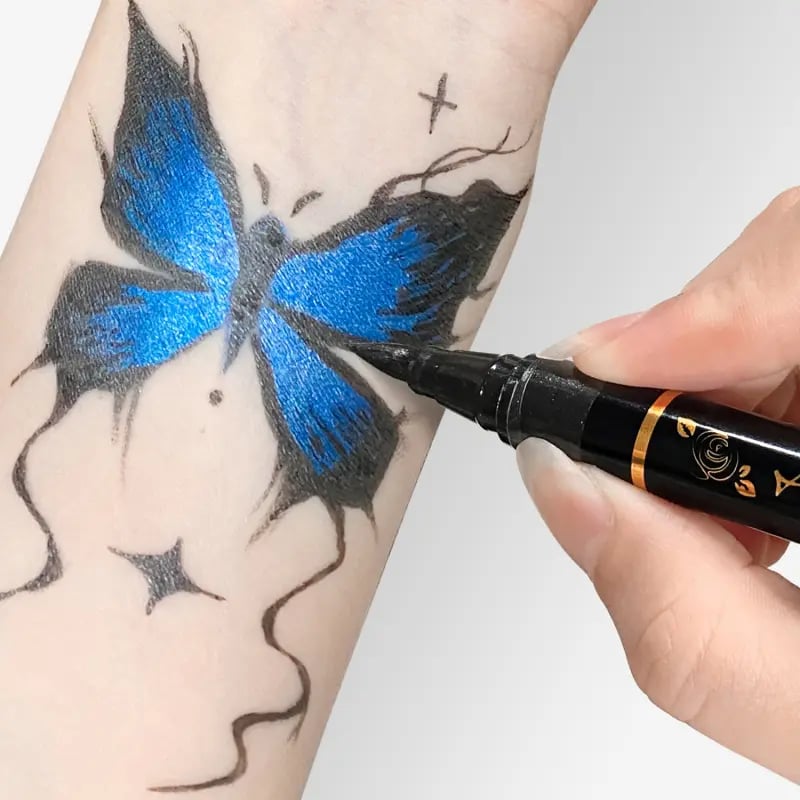 🔥Hot Sale 49% OFF🎨Perfect For Unique Body Art🔥Temporary Tattoo Markers for Skin