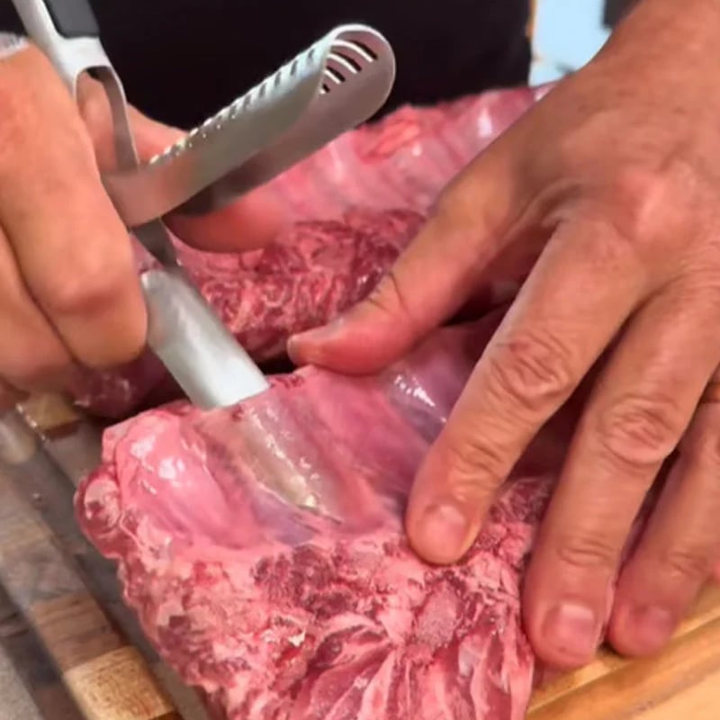 💥🏆Stainless Steel BBQ Rib Skinner