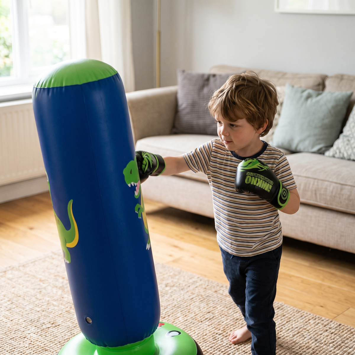 💥BEST GIFT🎄Inflatable Boxing Punching Bag for Kids