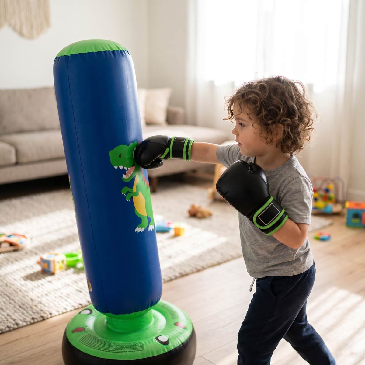 💥BEST GIFT🎄Inflatable Boxing Punching Bag for Kids
