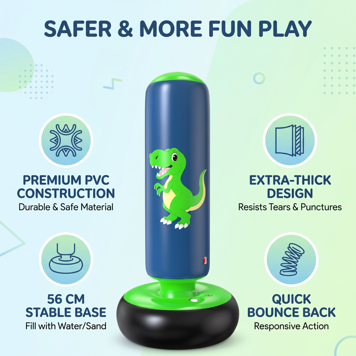 💥BEST GIFT🎄Inflatable Boxing Punching Bag for Kids