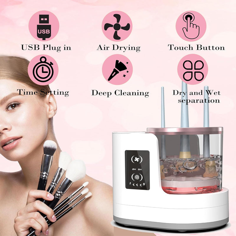 🎨Hot sale 50% OFF🧼 3-in-1 Electric Makeup Brush Cleaner