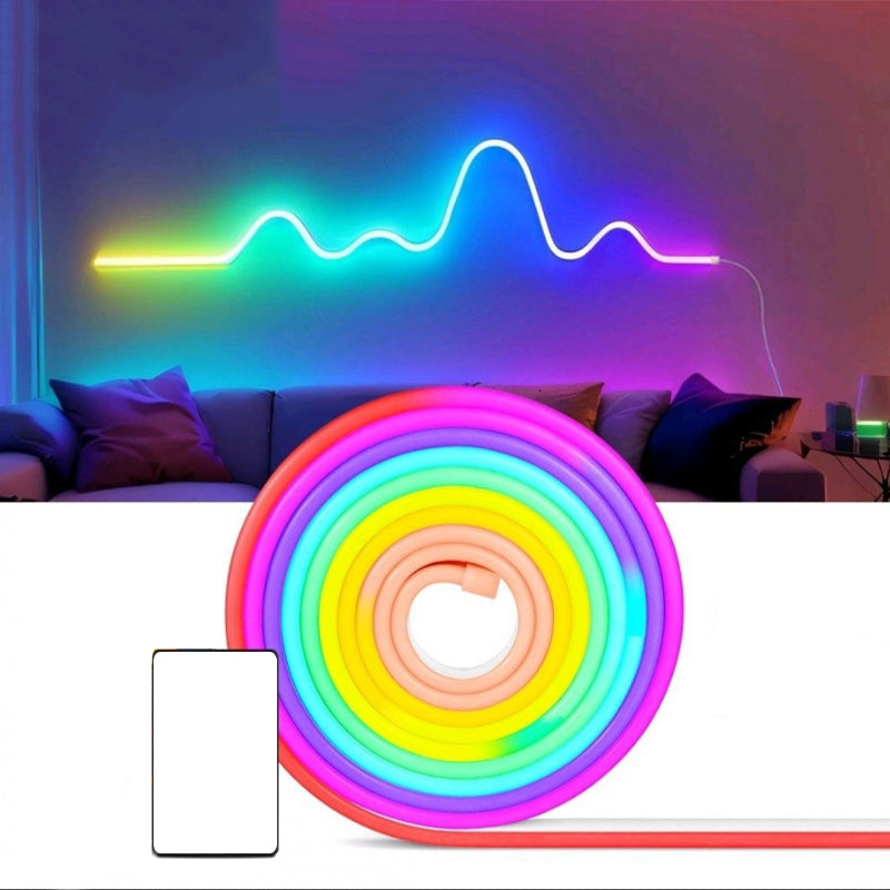 🔥Hot Sale 50% OFF💥Smart Remote Flexible RGB LED Rope Lights💡