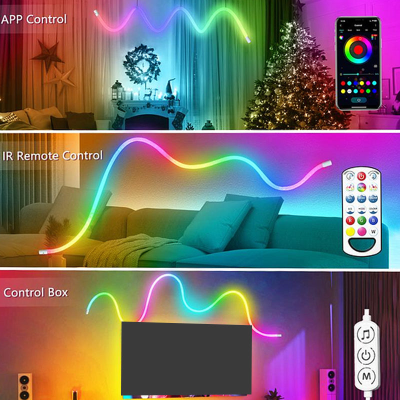 🔥Hot Sale 50% OFF💥Smart Remote Flexible RGB LED Rope Lights💡