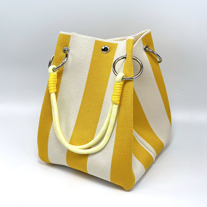 ⏳Limited-time 49% off⏰Striped Knit Bucket Handbag👜