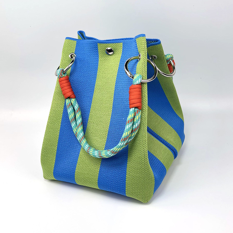 ⏳Limited-time 49% off⏰Striped Knit Bucket Handbag👜