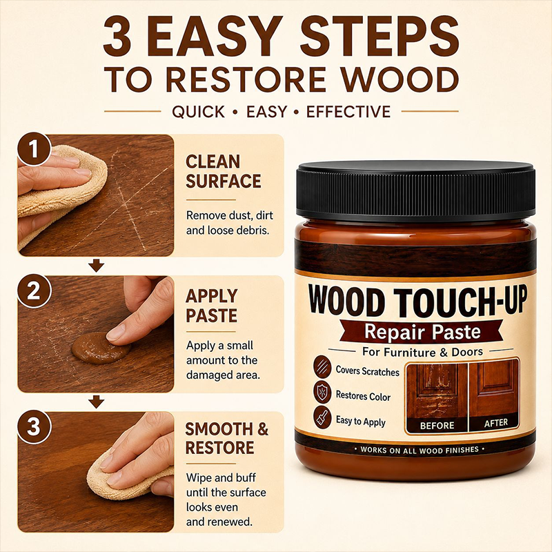 🏆45K+ SOLD 🔥2026 HOT SALE Professional Wood Scratch Repair Kit