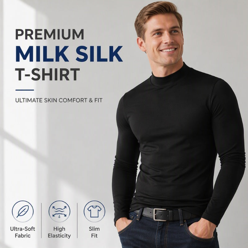 🔥2026 Autumn Special Sale💥Men's Slim Fit Mock Turtleneck Top✨