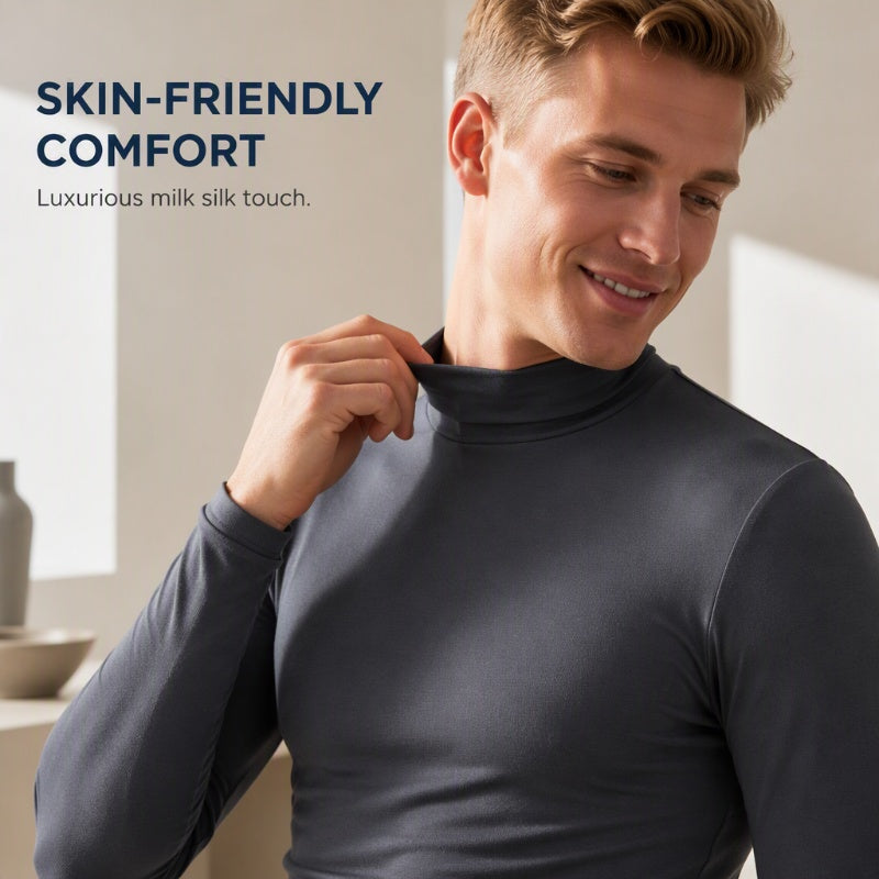 🔥2026 Autumn Special Sale💥Men's Slim Fit Mock Turtleneck Top✨