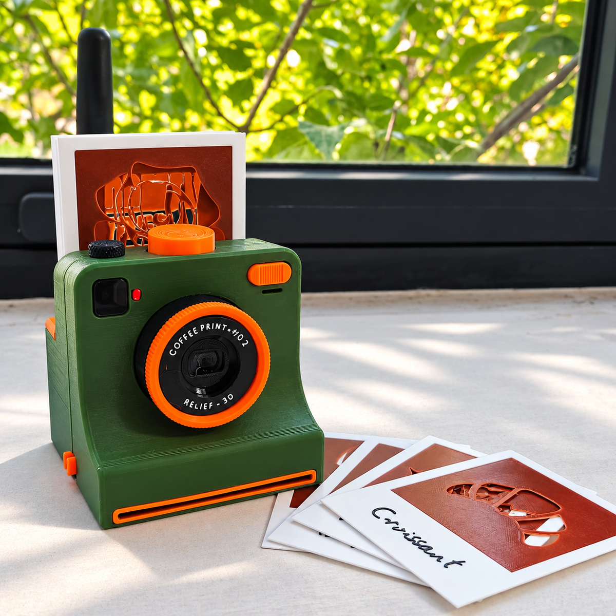 💥2026 HOT SALE💕Retro Coffee Art Camera – Mechanical Latte Art Stencil Printer
