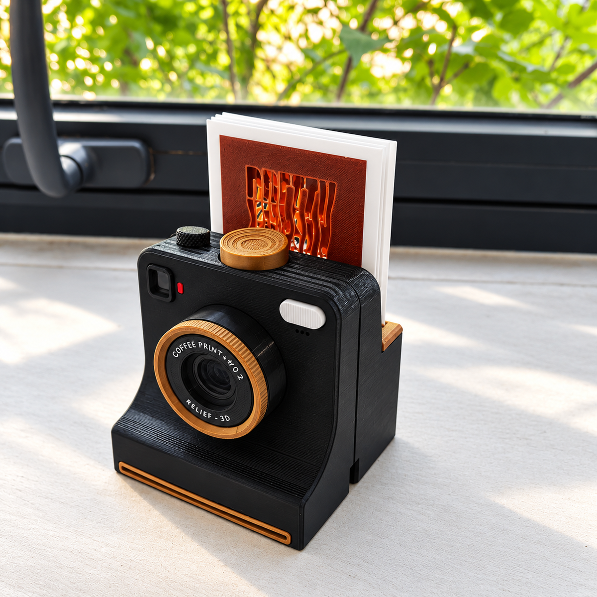 💥2026 HOT SALE💕Retro Coffee Art Camera – Mechanical Latte Art Stencil Printer